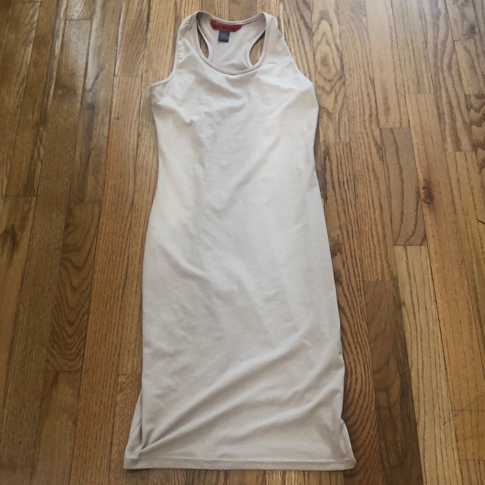 Tan basic dress
